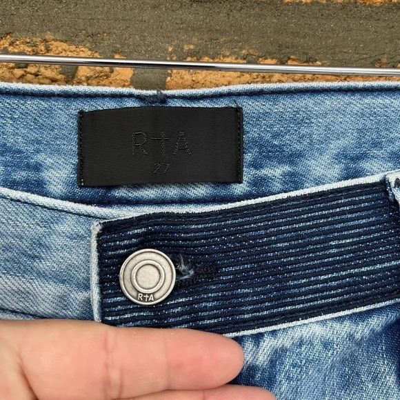 RtA Road to Awe Ryder Boyfriend Jeans 27 - Picture 4 of 16